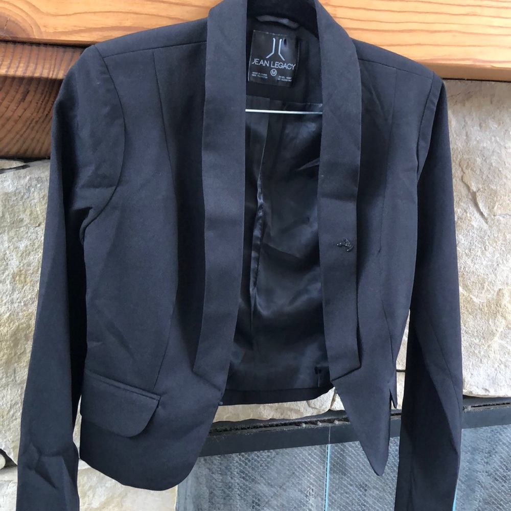 Black tailored jacket, Jean Legacy brand, M